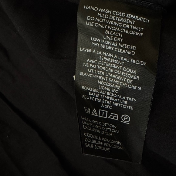 Pilcro Black Floral Bohemian Midi Dress w/ Lace Detail Sz M - Picture 14 of 15